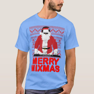 Merry Mimas to the DJ Santa Father Christmas funny T-Shirt