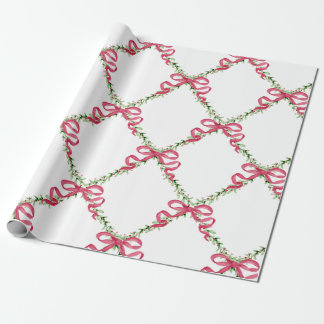 Merry Mistletoe Christmas Wrapping Paper