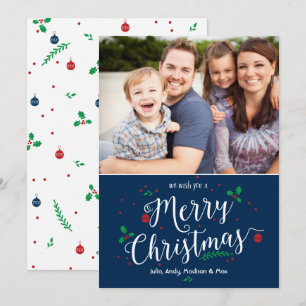 Merry Mistletoe Photo Holiday Card