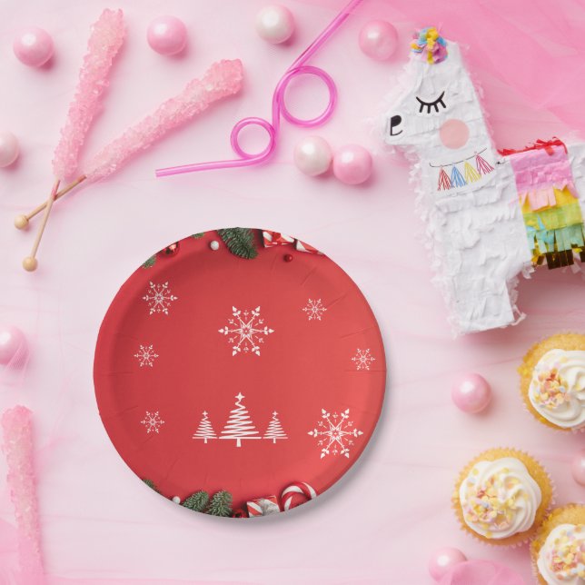 Merry Moments Christmas Paper Plates (Party)