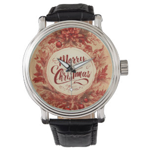Merry Moments: Christmas-Themed Keychain Watch