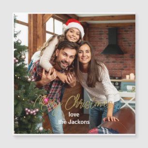 Merry Moments: Personalised Christmas Photo Card