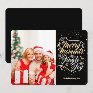 Merry Moments that Jingle with Joy Photo Holiday Card
