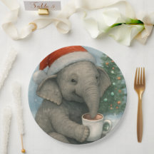 Merry Moments with a Cocoa-Loving Elephant Holiday