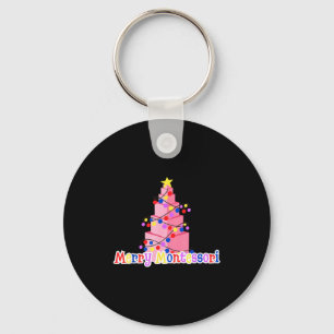 Merry Montessori Nk Tower Christmas Tree Teacher S Key Ring