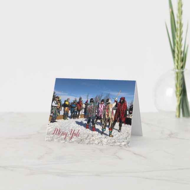 Merry Morris Yule Holiday Card (Front)