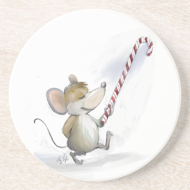 Merry Mouse Moe Coaster (Front)
