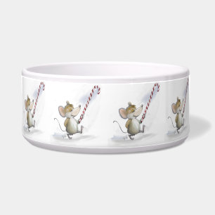 Merry Mouse Moe Holiday Pet Bowl