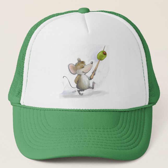 Merry Mouse Moe with Olive Deli Hat (Front)