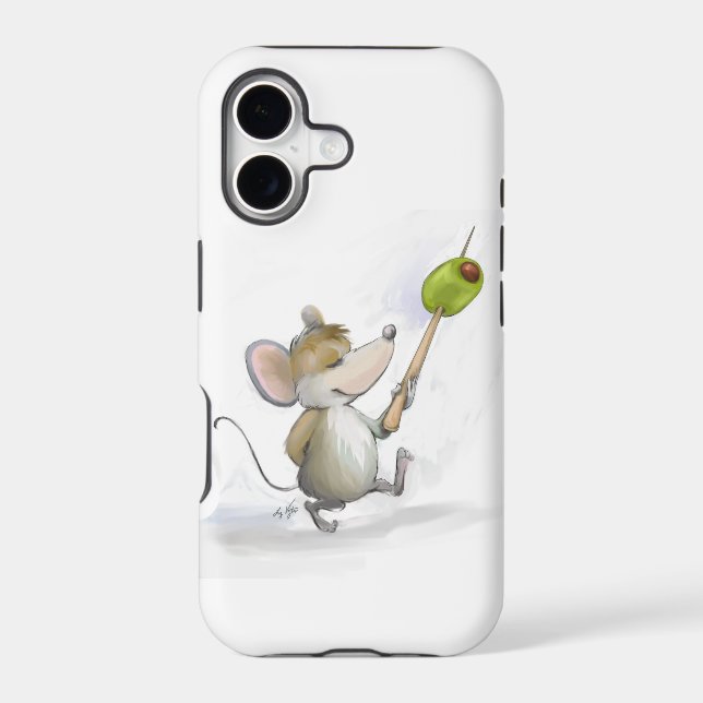 Merry Mouse Moe with Olive iphone6 Case (Back)