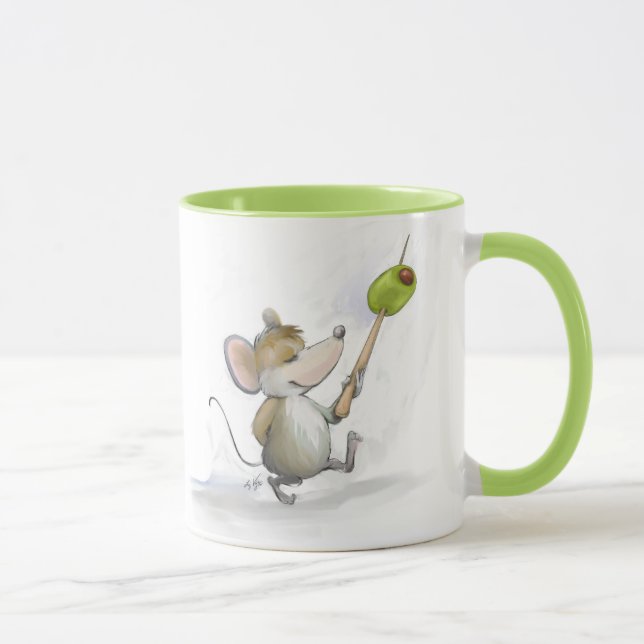 Merry Mouse Moe with Olive Mug (Right)