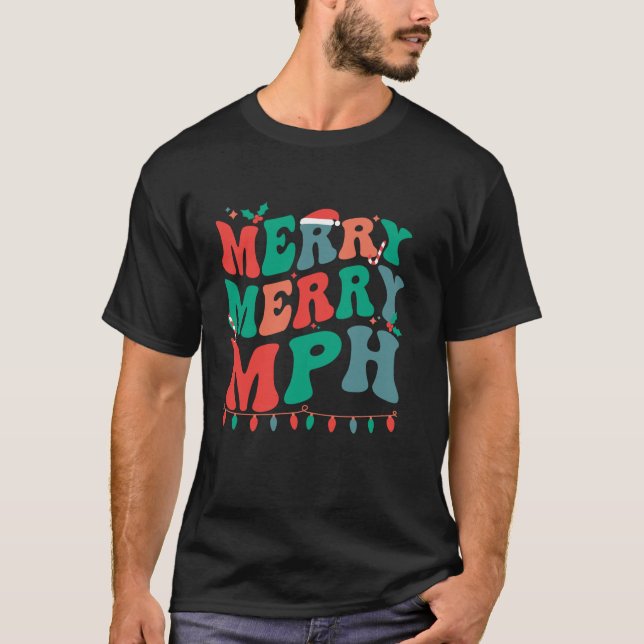 Merry MPH Christmas Masters In Public Health Xmas  T-Shirt (Front)