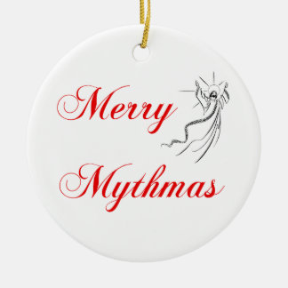 Merry Mythmas Ceramic Tree Decoration