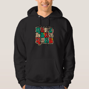 Merry Nana Leopard Family Christmas Pajamas Holida Hoodie