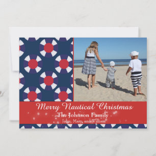 Merry Nautical Christmas Holiday Card