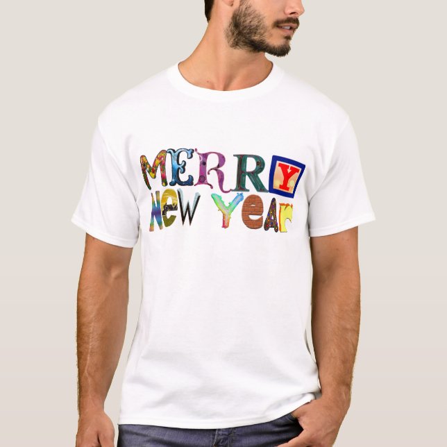 Merry New Year T-Shirt (Front)