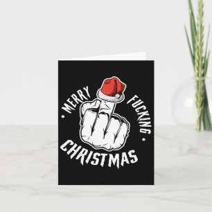 Merry Newnameing Christmas Inappropriate Men Adult Card