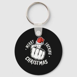 Merry Newnameing Christmas Inappropriate Men Adult Key Ring