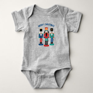 Merry Nutcrackers Baby Bodysuit