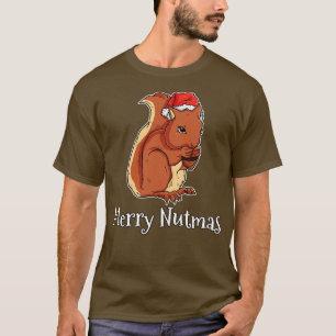Merry Nutmas Nut Merry Christmas Squirrel T-Shirt