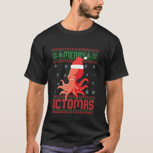 Merry Octomas Funny Octopus Ugly Christmas Sweater