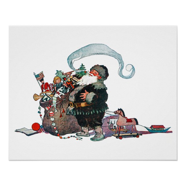 Merry Old Christmas Elf, Jessie Willcox Smith Poster (Front)