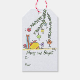 Merry Ornaments Gift Tags