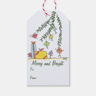 Merry Ornaments Gift Tags