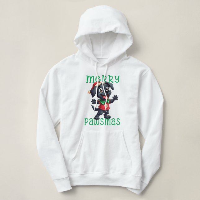 Merry Pawsmas Magic Hoodie (Design Front)