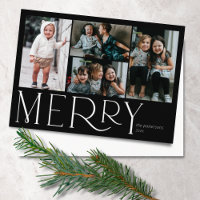 Merry Photo Simple Black White