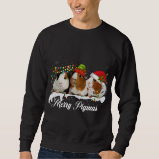 Merry Pigmas 2022 Funny Christmas Tree Xmas light Sweatshirt