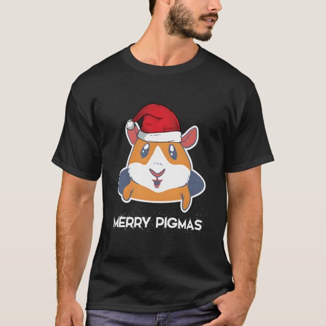 Merry Pigmas Animal Guinea Pig T-Shirt (Front)