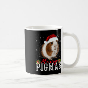 Merry Pigmas Face Mask Fun Guinea Pig Christmas Sa Coffee Mug