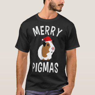 Merry Pigmas  Funny Guinea Pig  for Christmas Gift T-Shirt