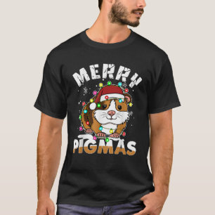 Merry Pigmas Funny Xmas Christmas Guinea Pig Lover T-Shirt