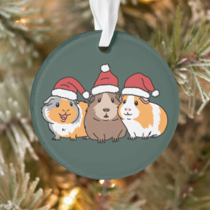 Merry Pigmas Guinea Pig Christmas Animal Lover Ornament