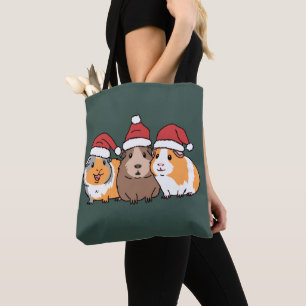 Merry Pigmas Guinea Pig Christmas Animal Lover Tote Bag