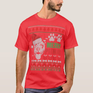 Merry Pitmas Pitbull Dog Ugly Sweater Christmas Th