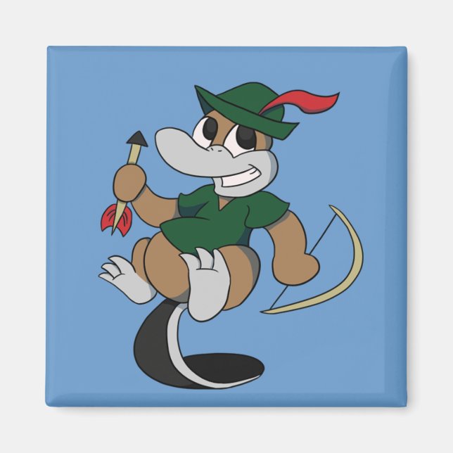 Merry Platypi Magnet (Front)