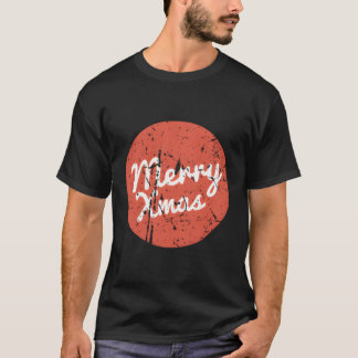 Merry Pocket Tee Design Holiday Gifts Xmas For Chr