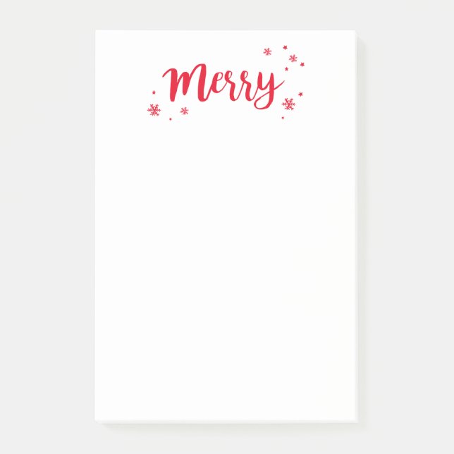 Merry Post-it Notes (Front)