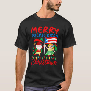 Merry Puerto Rican Christmas Puerto Rico Christmas T-Shirt