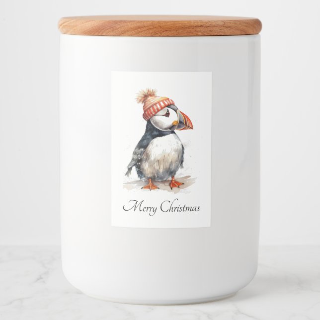 Merry Puffin, custom Food Label (Front)