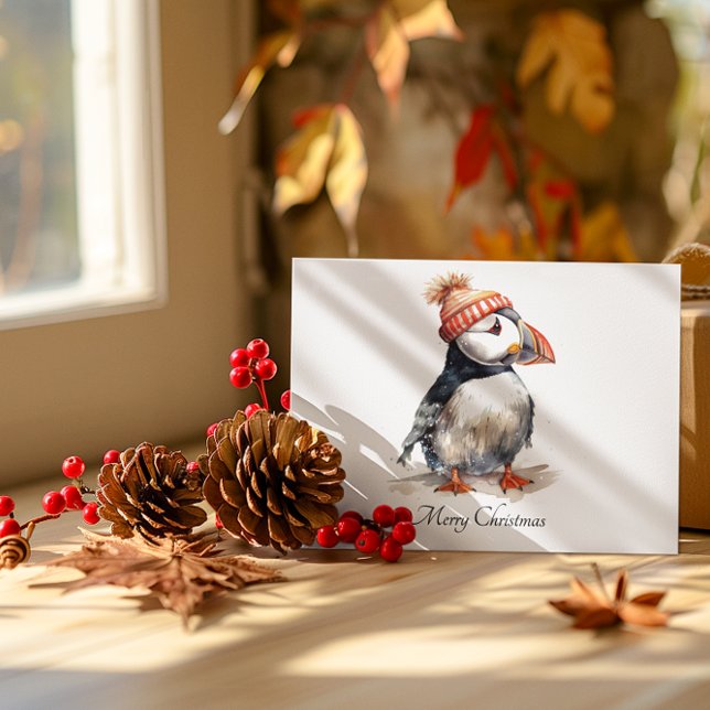 Merry Puffin, custom Invitation (Creator Uploaded)