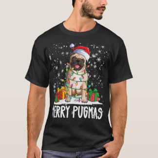 Merry Pugmas 2022 Xmas Pug Christmas Party Pug Lov T-Shirt