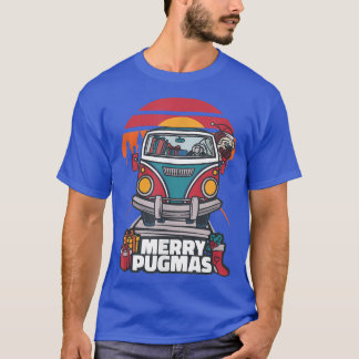 Merry Pugmas 2022 Xmas Pug Ugly Santa Christmas Pa T-Shirt