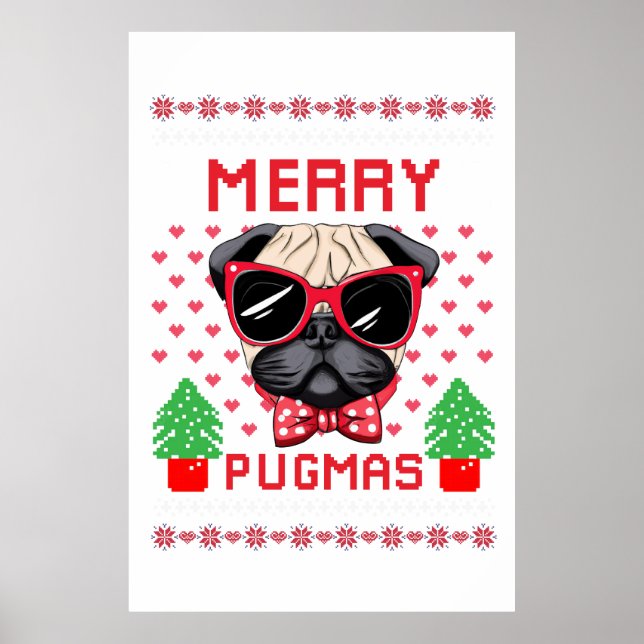 Merry Pugmas! Poster (Front)