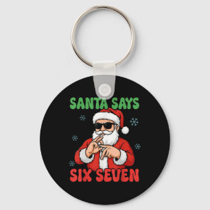 Merry Quackmas Christmas Santa Hat Reindeer Elf Ha Key Ring