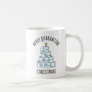 Merry Quarantine Christmas Tree Toilet Paper Coffee Mug