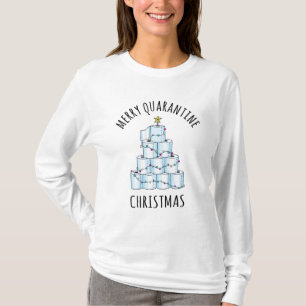 Merry Quarantine Christmas Tree Toilet Paper T-Shirt